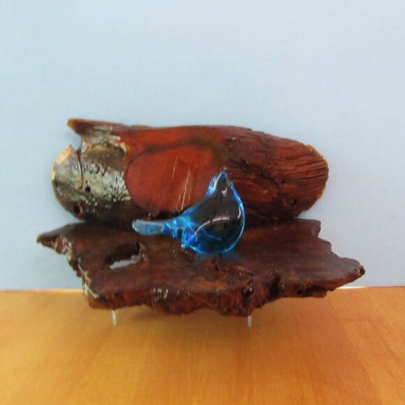 Vintage cypress wood handmade shelf - wall or tabletop - rustic, beach house - Picture 2 of 16